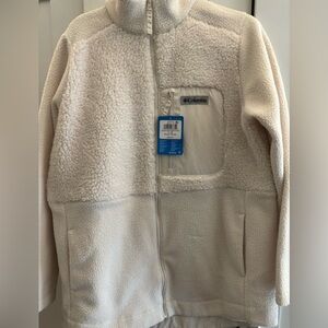 Columbia Off-White Fleece Jacket